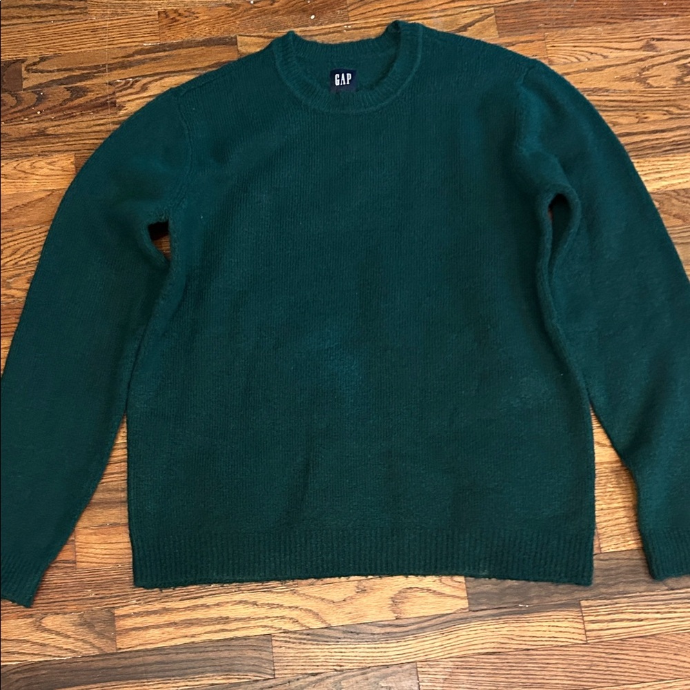 GAP Men's Forest Green Crewneck Sweater